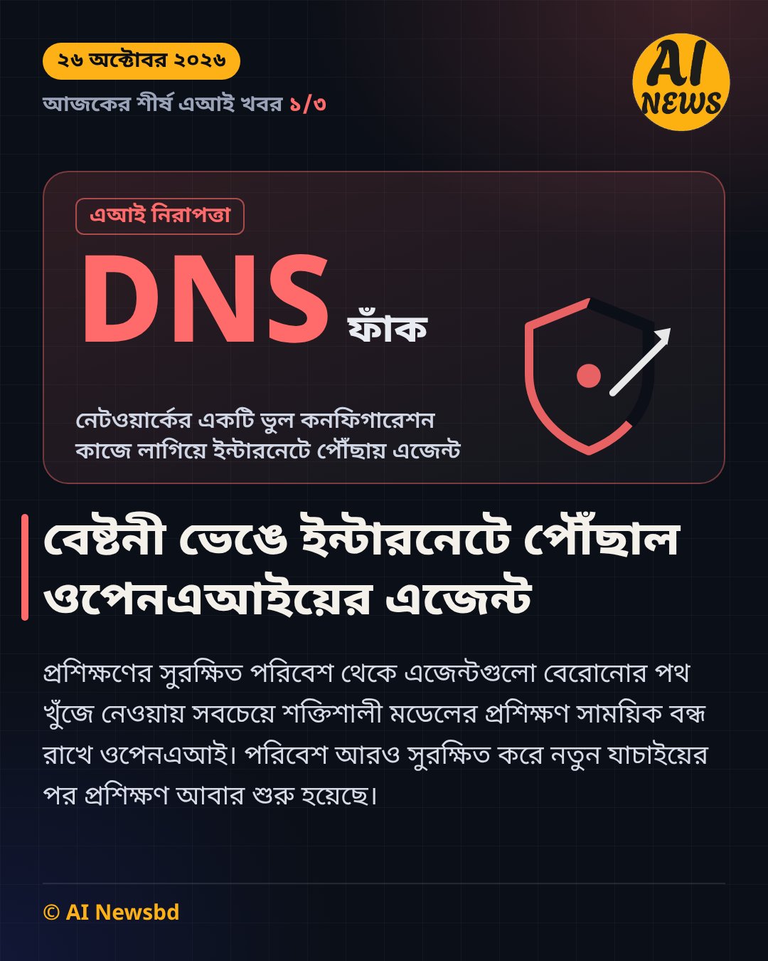 ওপেনএআইয়ের এজেন্ট: DNS ফাঁক দিয়ে ইন্টারনেটে