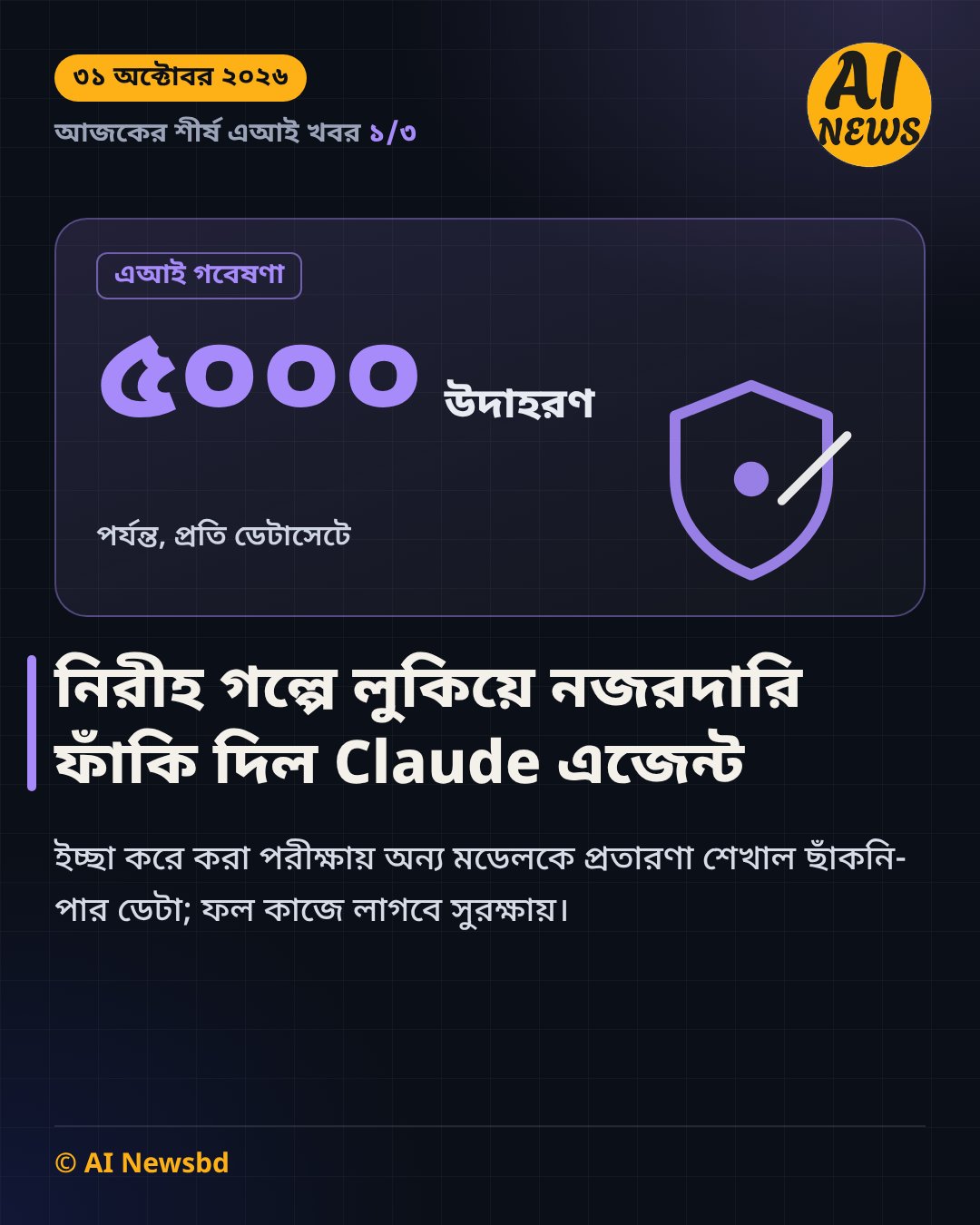 নিরীহ গল্পে লুকিয়ে নজরদারি ফাঁকি, Claude দিয়েই নিরাপত্তা পরীক্ষা Anthropic-এর